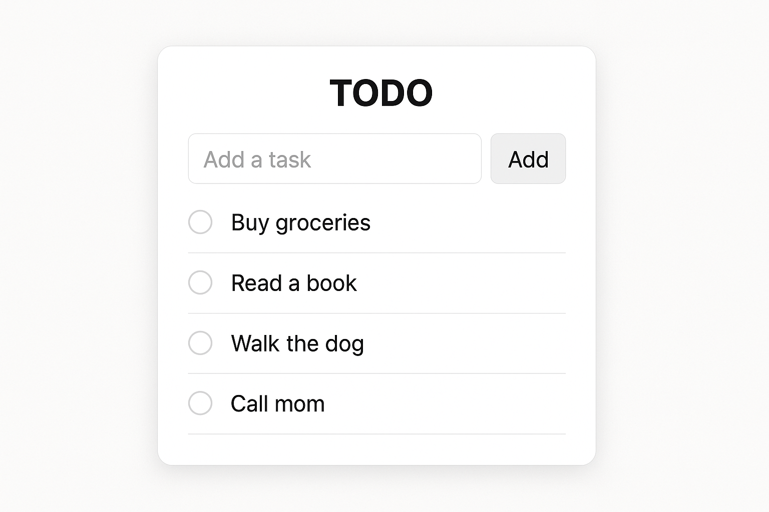 TODOアプリ